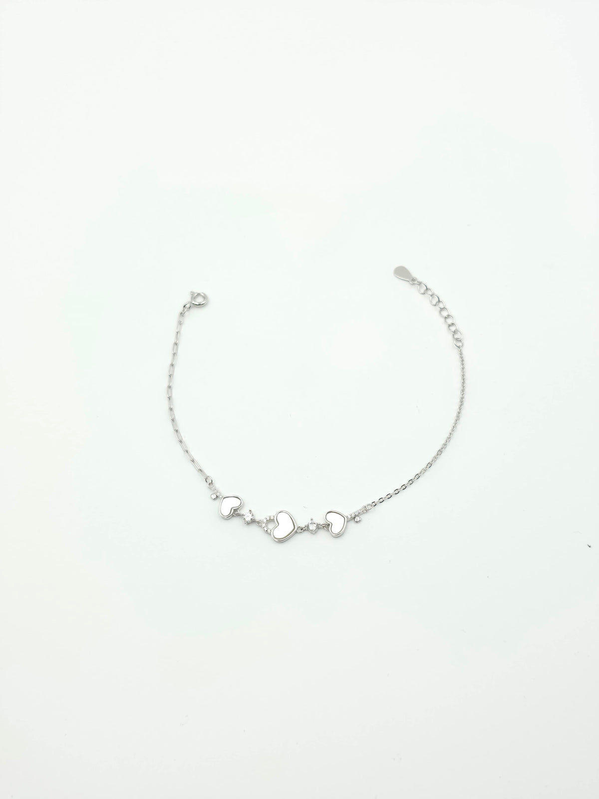 Heart MOP Bracelet