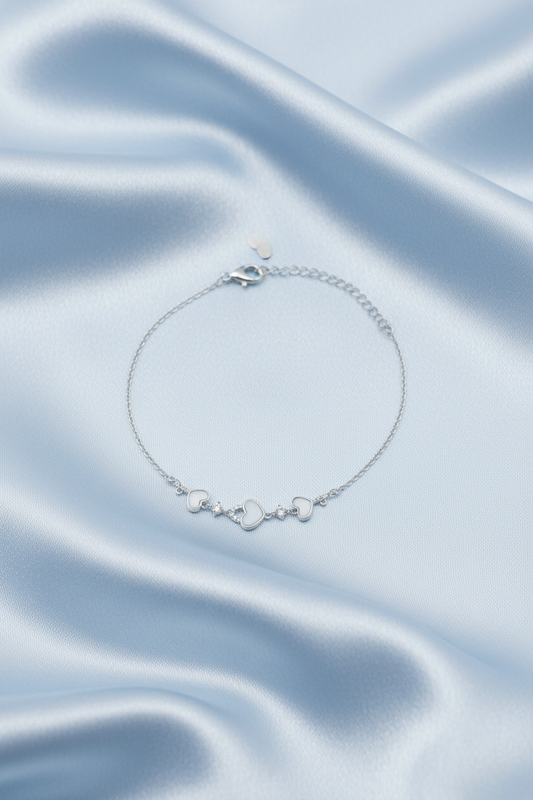 Heart MOP Bracelet