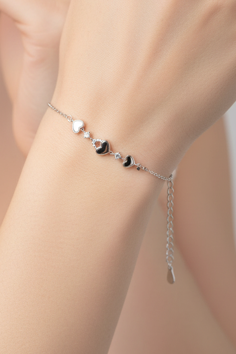 Heart MOP Bracelet