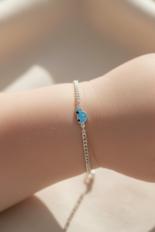 Blue Car Baby Bracelet