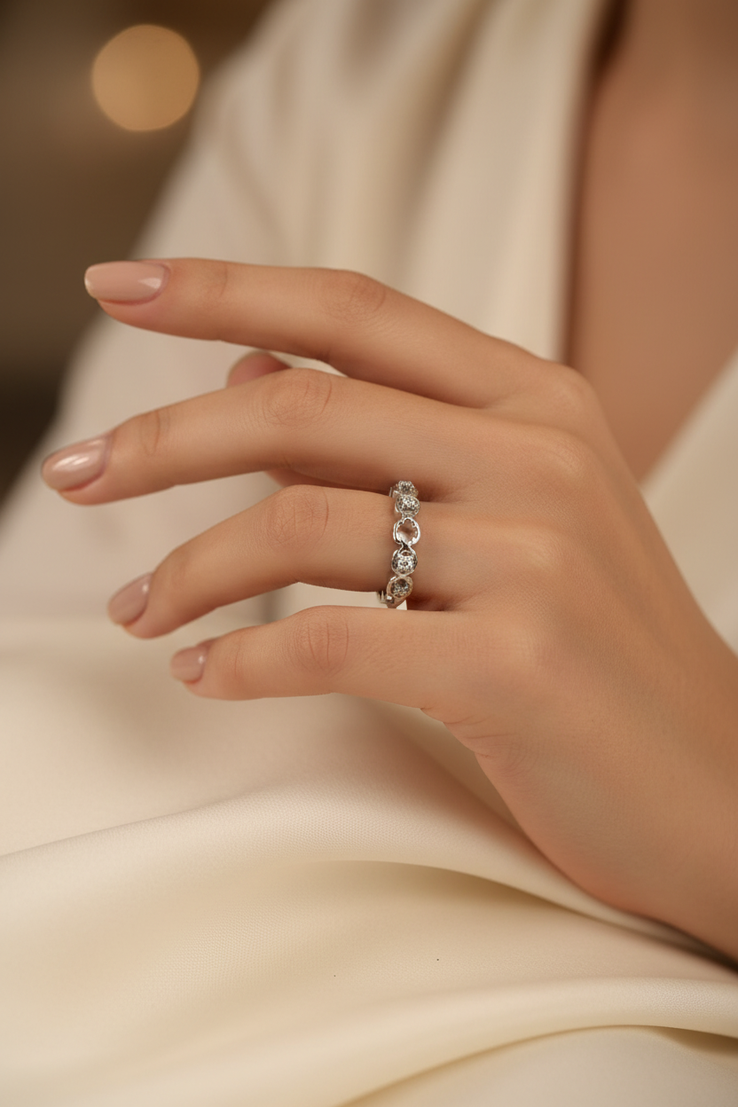 Geometric Pattern Ring