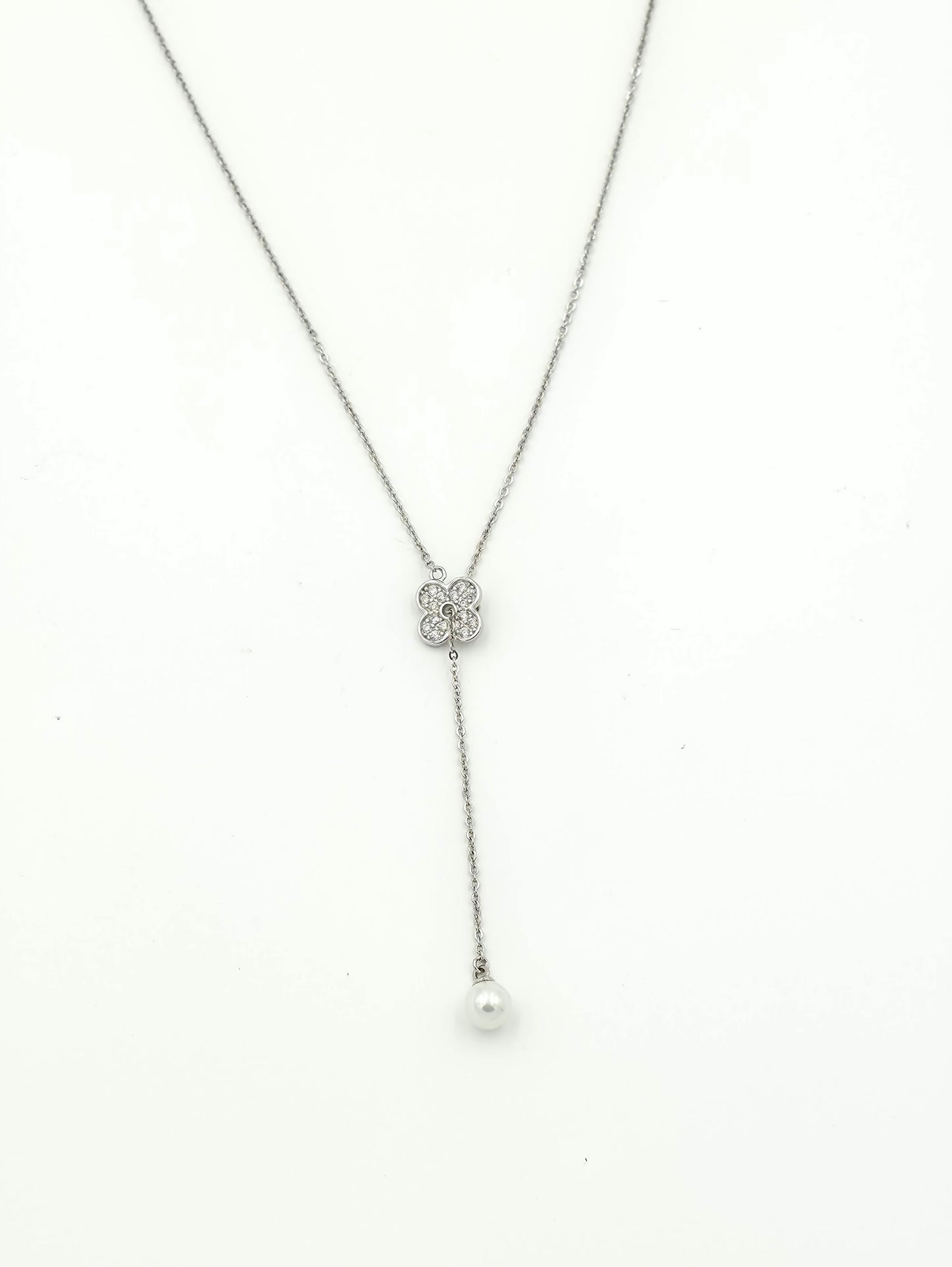 Flower Pearl Hanging Chain Set