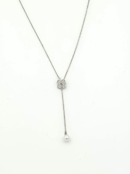 Flower Pearl Hanging Chain Set