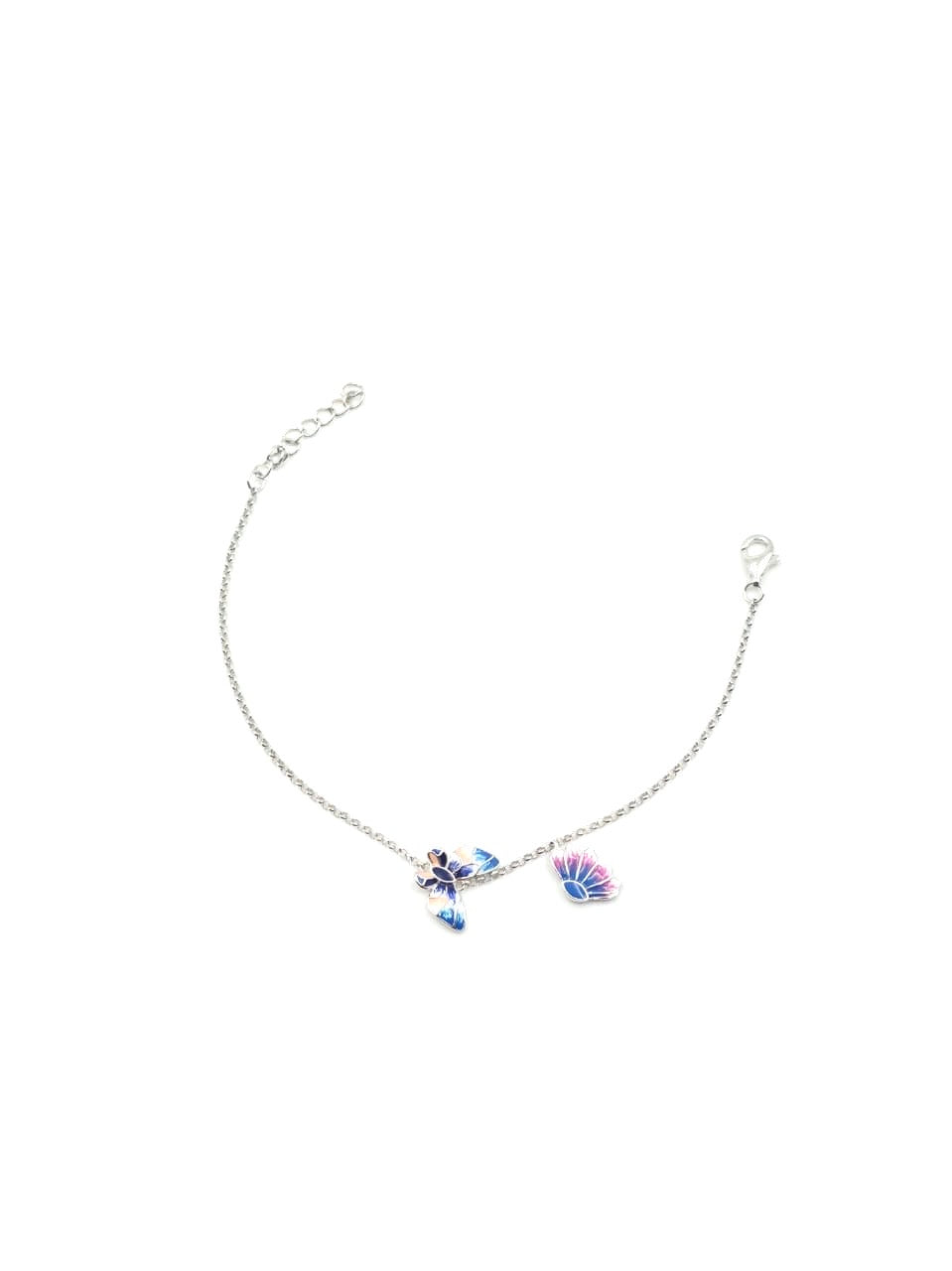 Multi Coloured Butterfly Bracelet