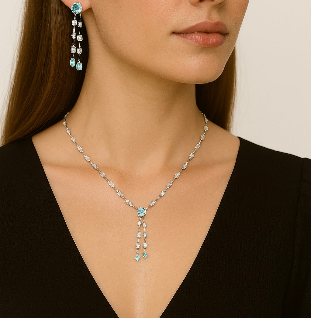 Blue Stone Necklace