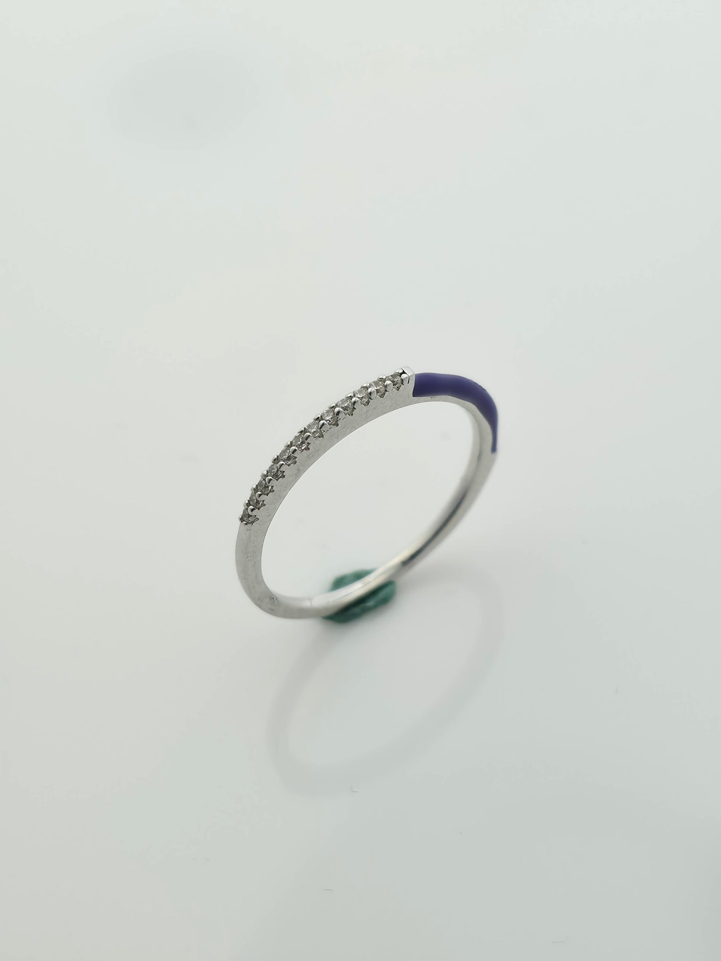 Purple Enamel Ring