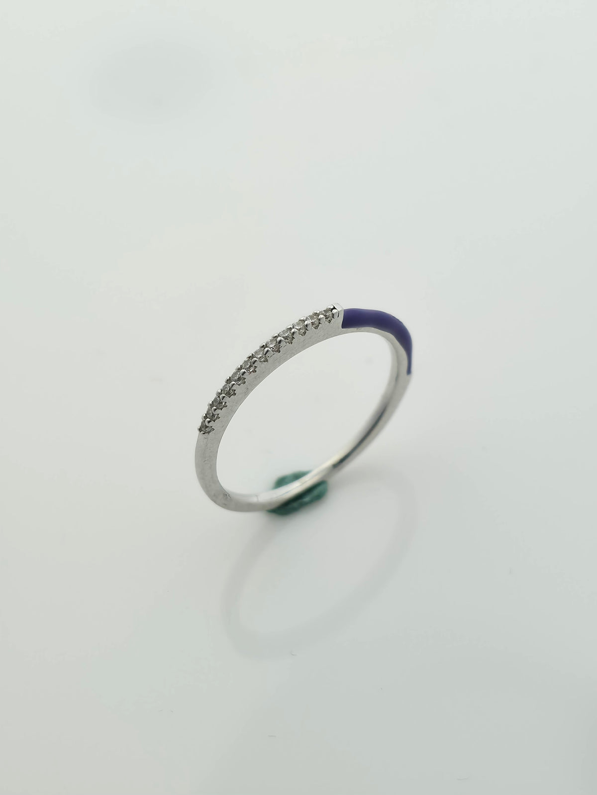 Purple Enamel Ring