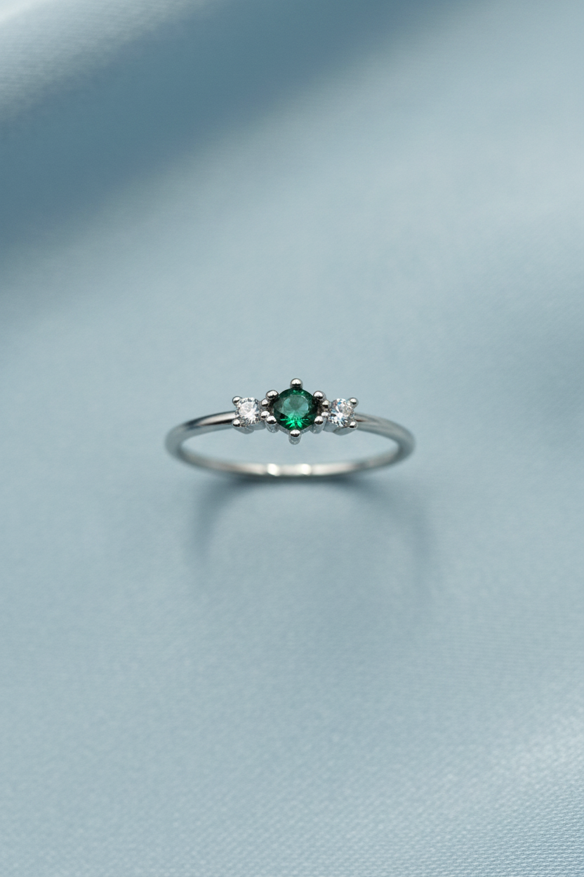 Green Stone Ring