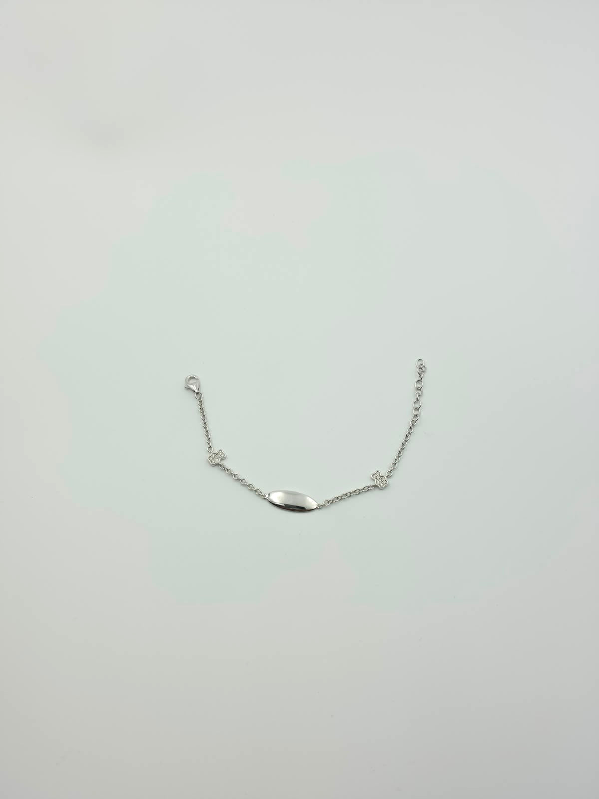 Silver Bean Bracelet