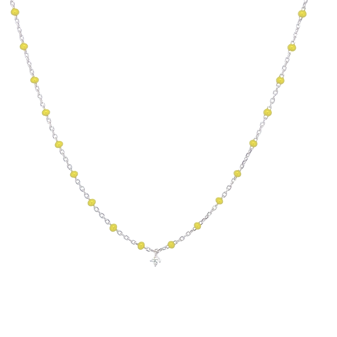Enamel Chain Green C674