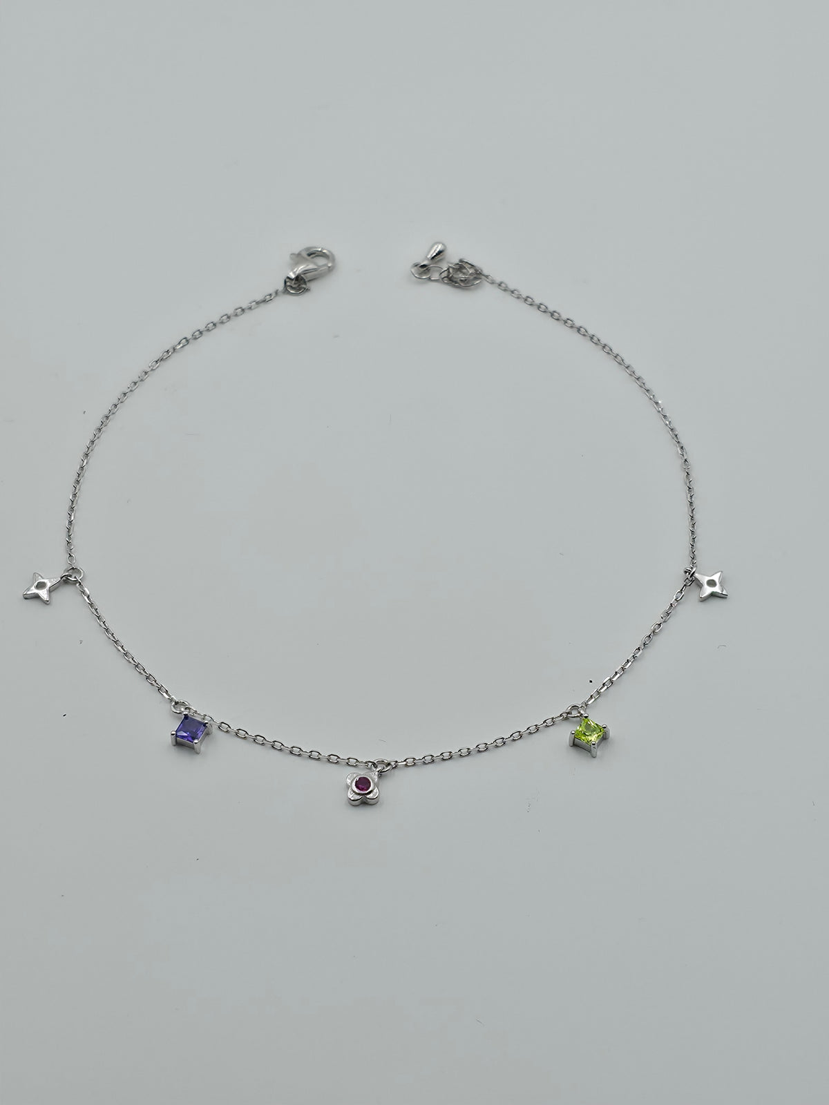 Multi Colour Star Anklet