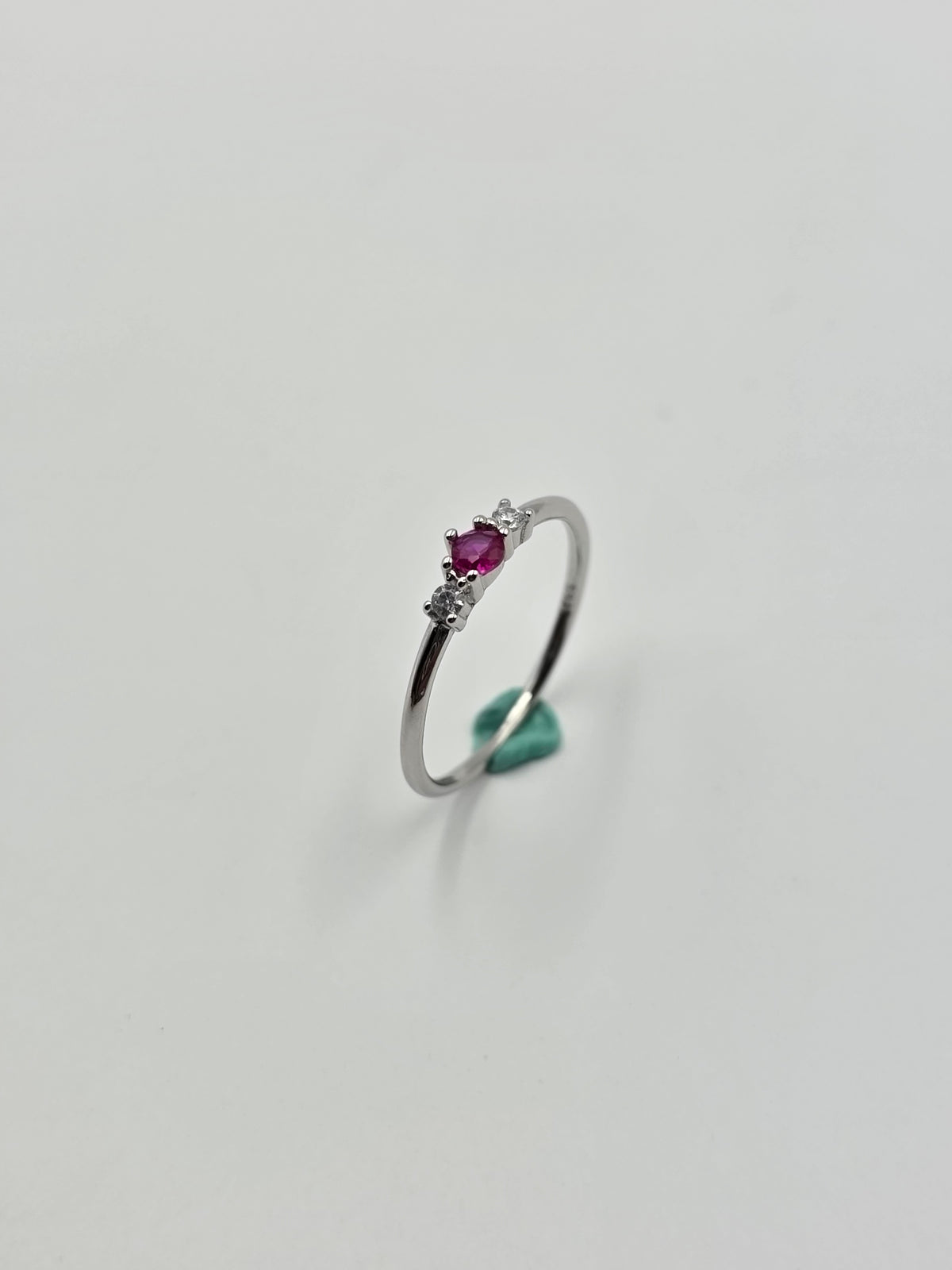 Ruby Solitaire Ring