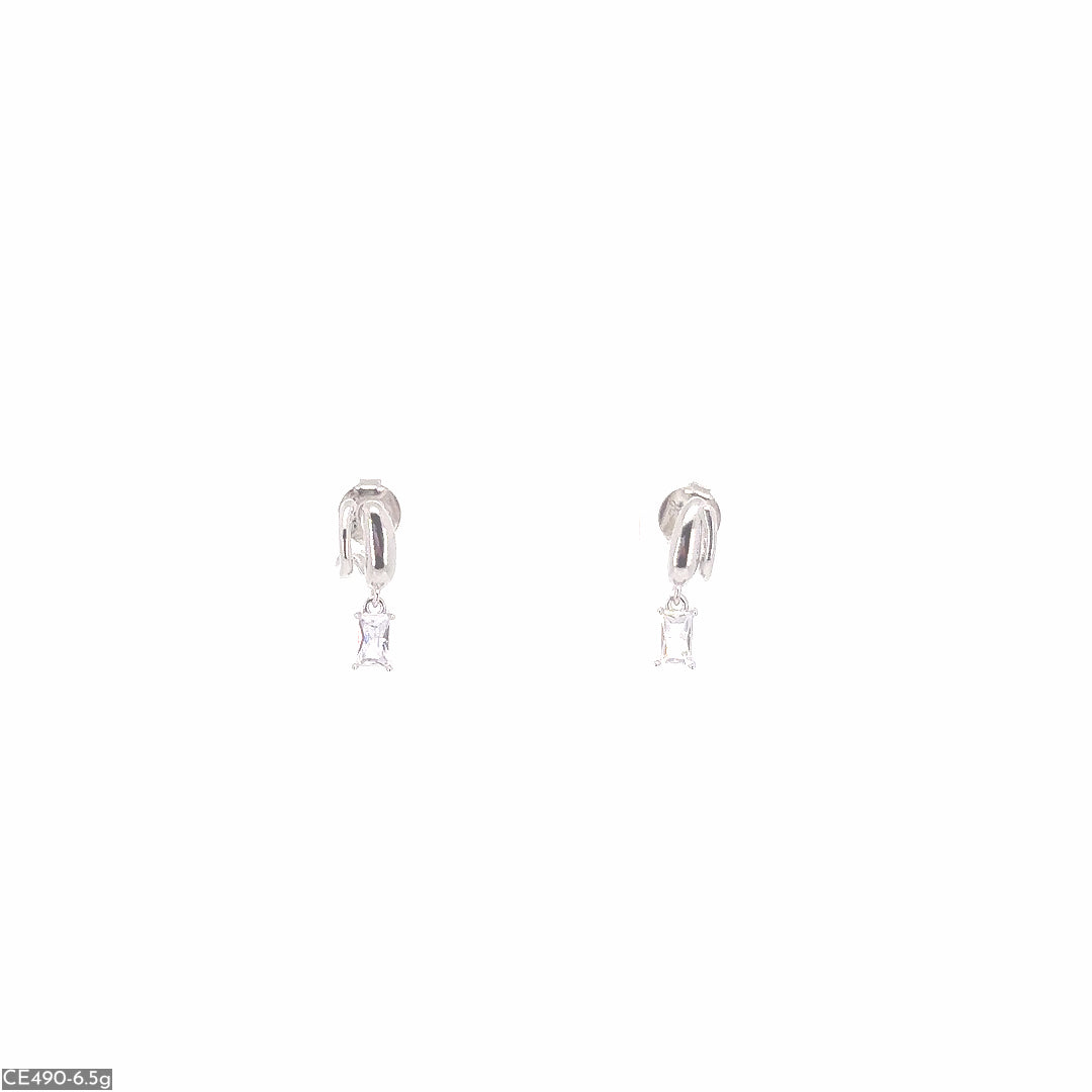 Emerald Hanging Earring ( CE490 )