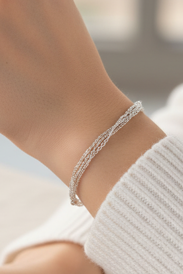 3 Line Bunch Bracelet
