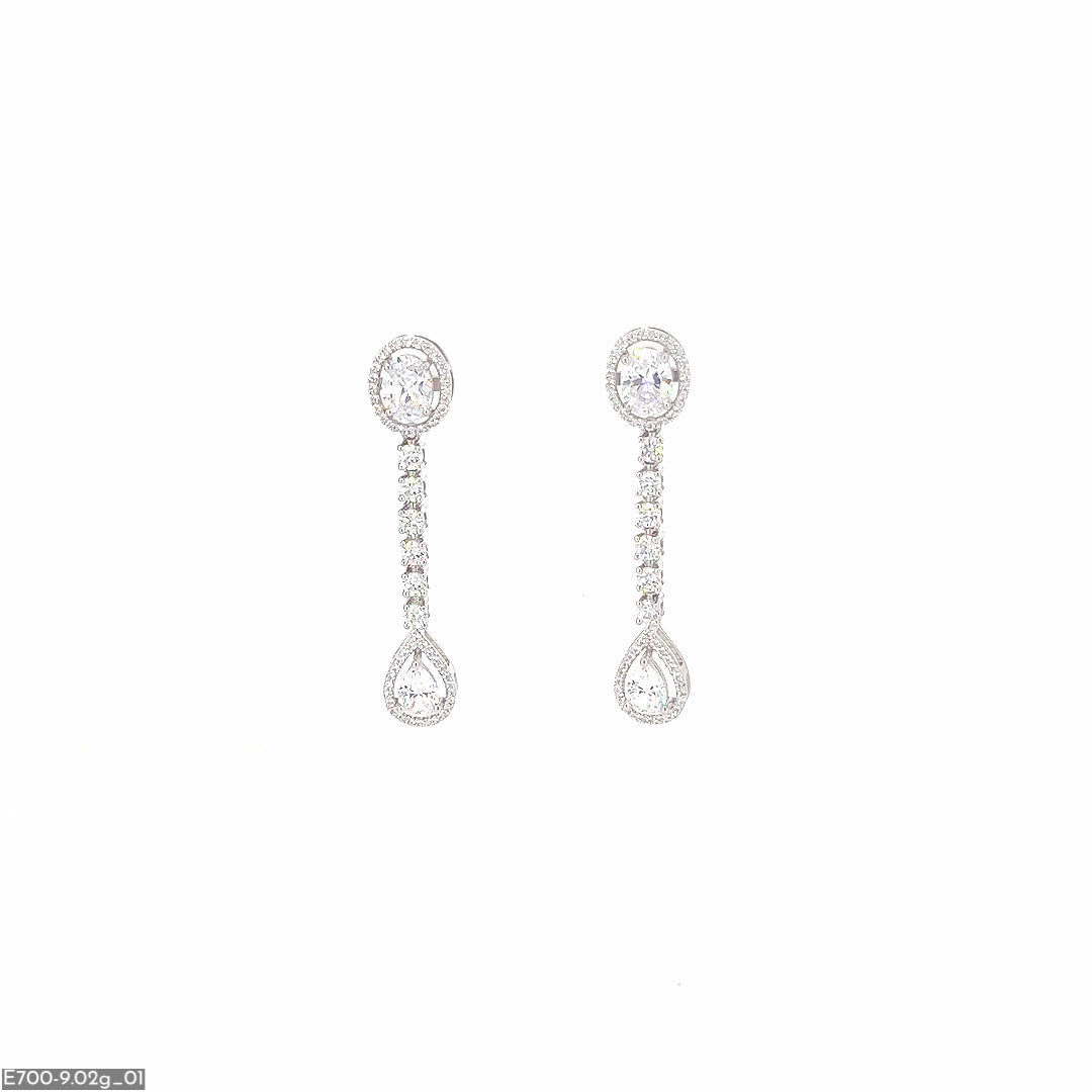 Hanging Silver Earrings (E700 )