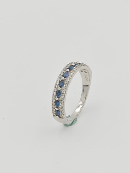 Blue Stone Fancy Ring