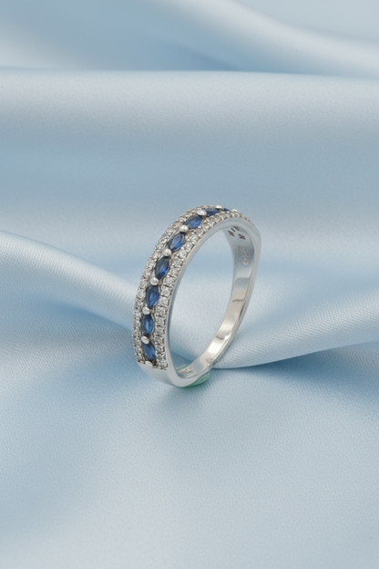 Blue Stone Fancy Ring