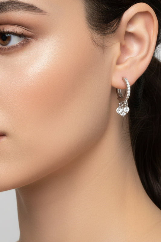 Cascading Huggie Earring