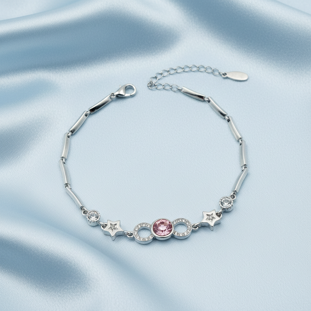 Pink Stone Bracelet