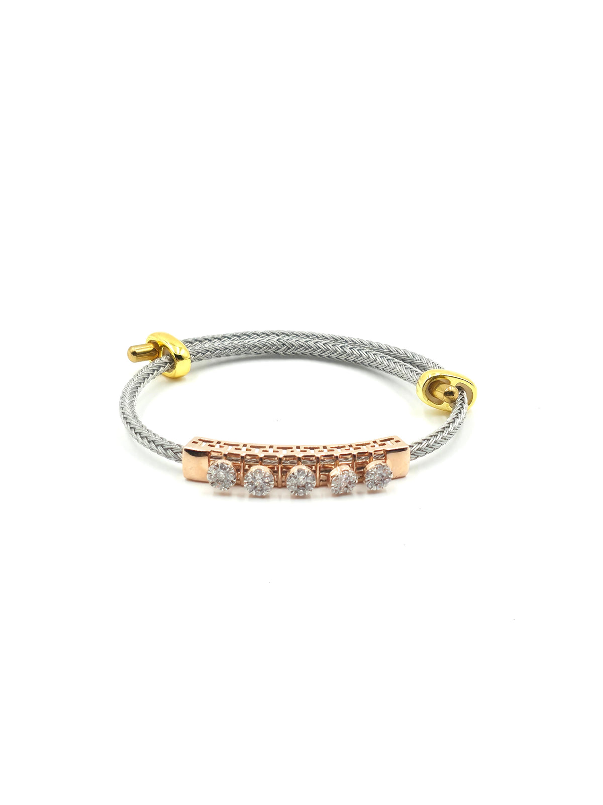 Adjustable Knot Grey Bracelet