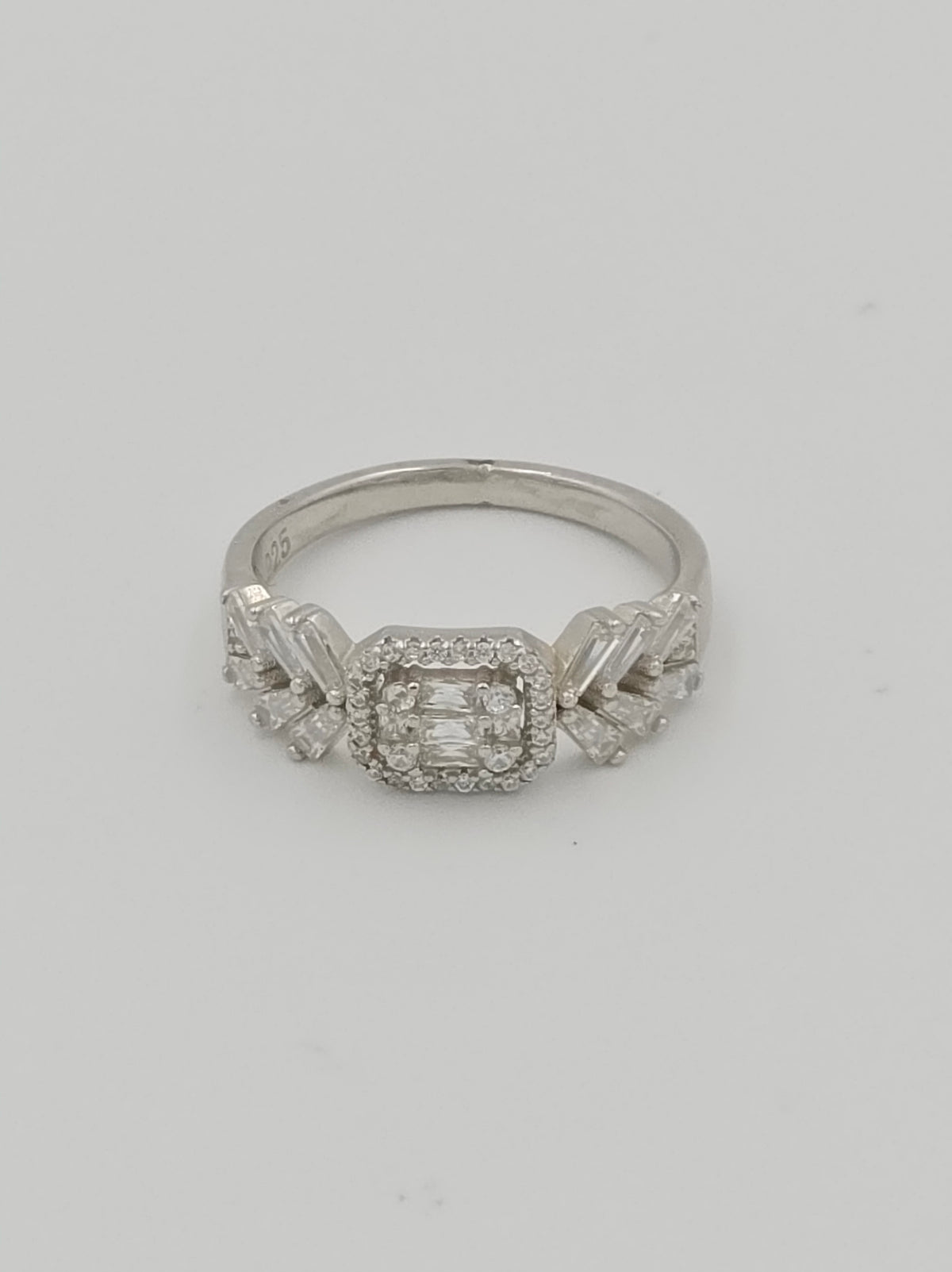 Emerald Cluster Ring