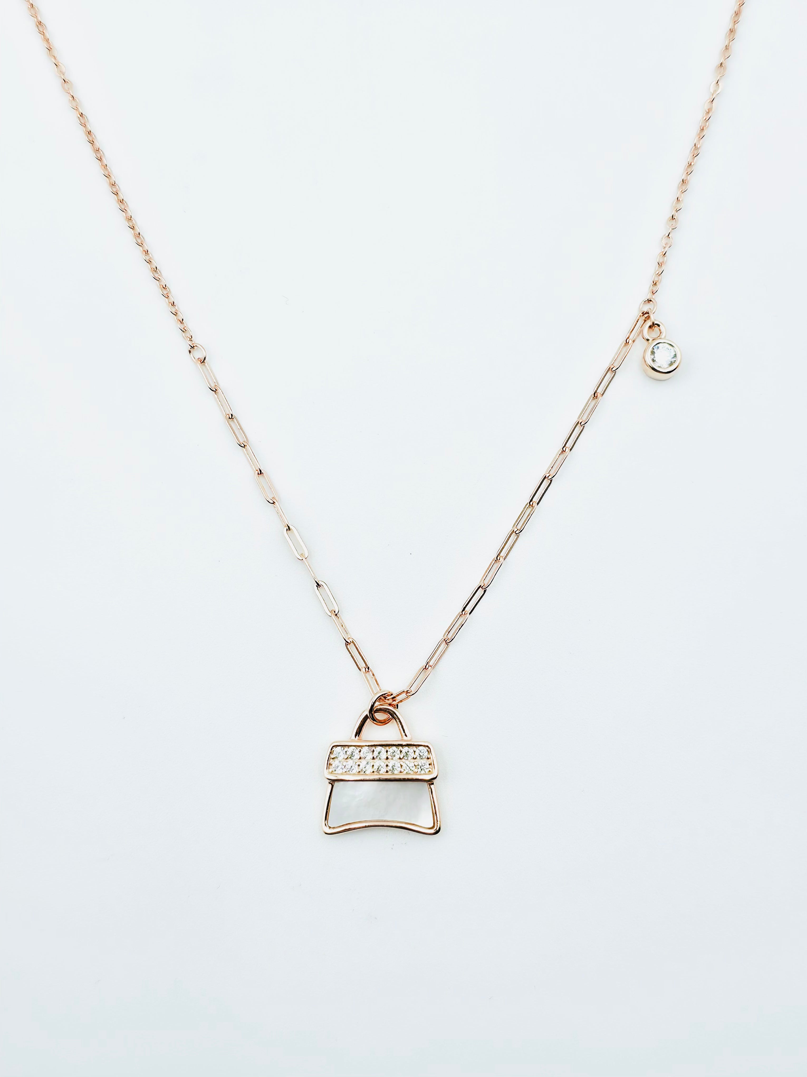 Rose Gold Handbag Pendant Set