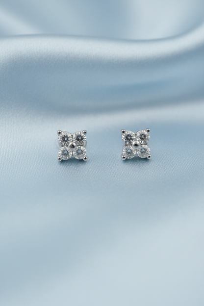 Flower Setting Earring