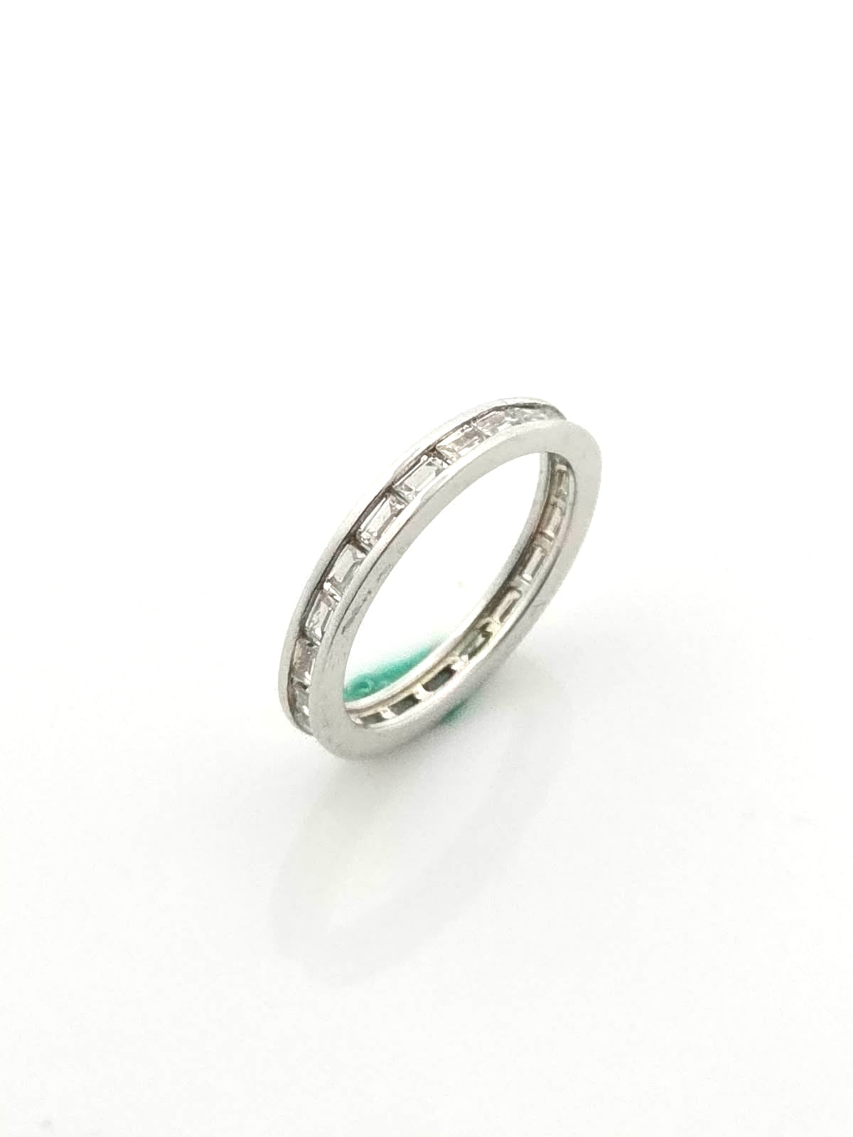 Baguette Cut Eternity Band Ring