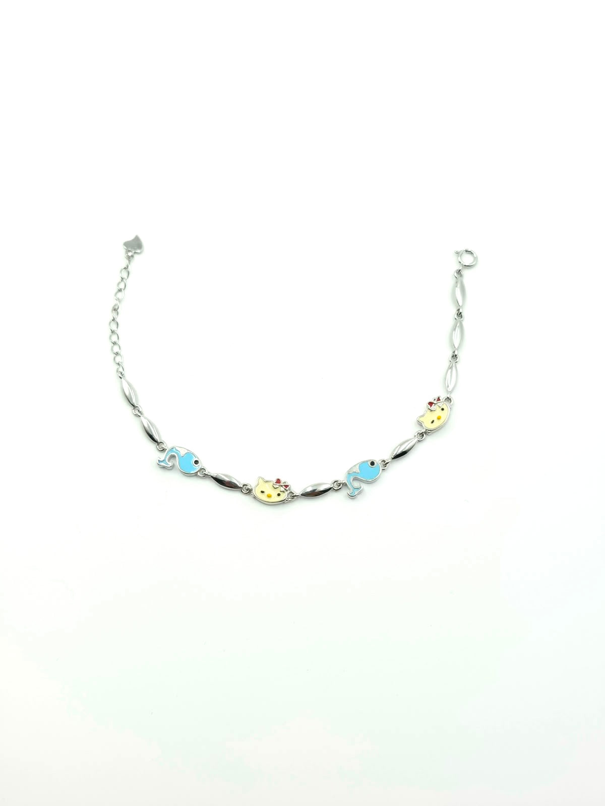 Fish & Kitty Baby Bracelet