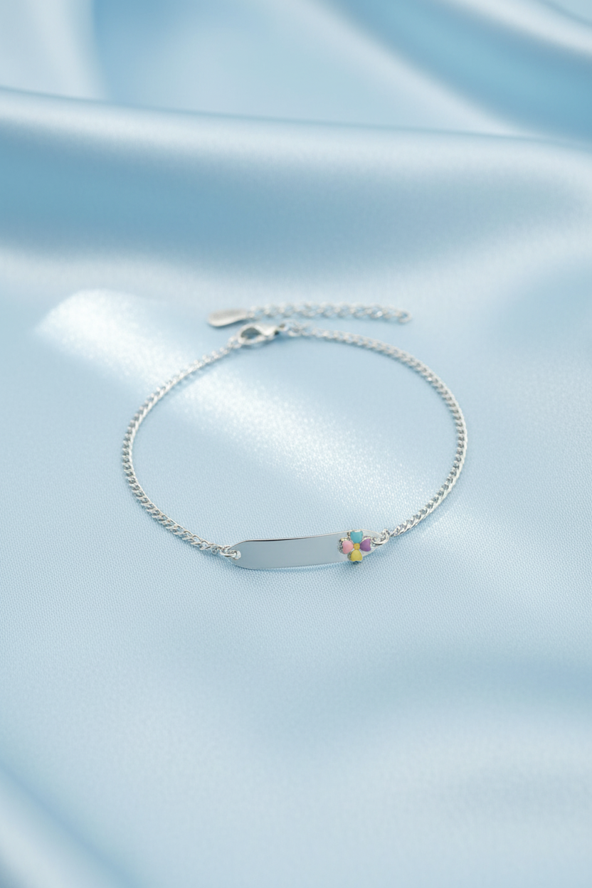 Multi Colour Flower Baby Bracelet
