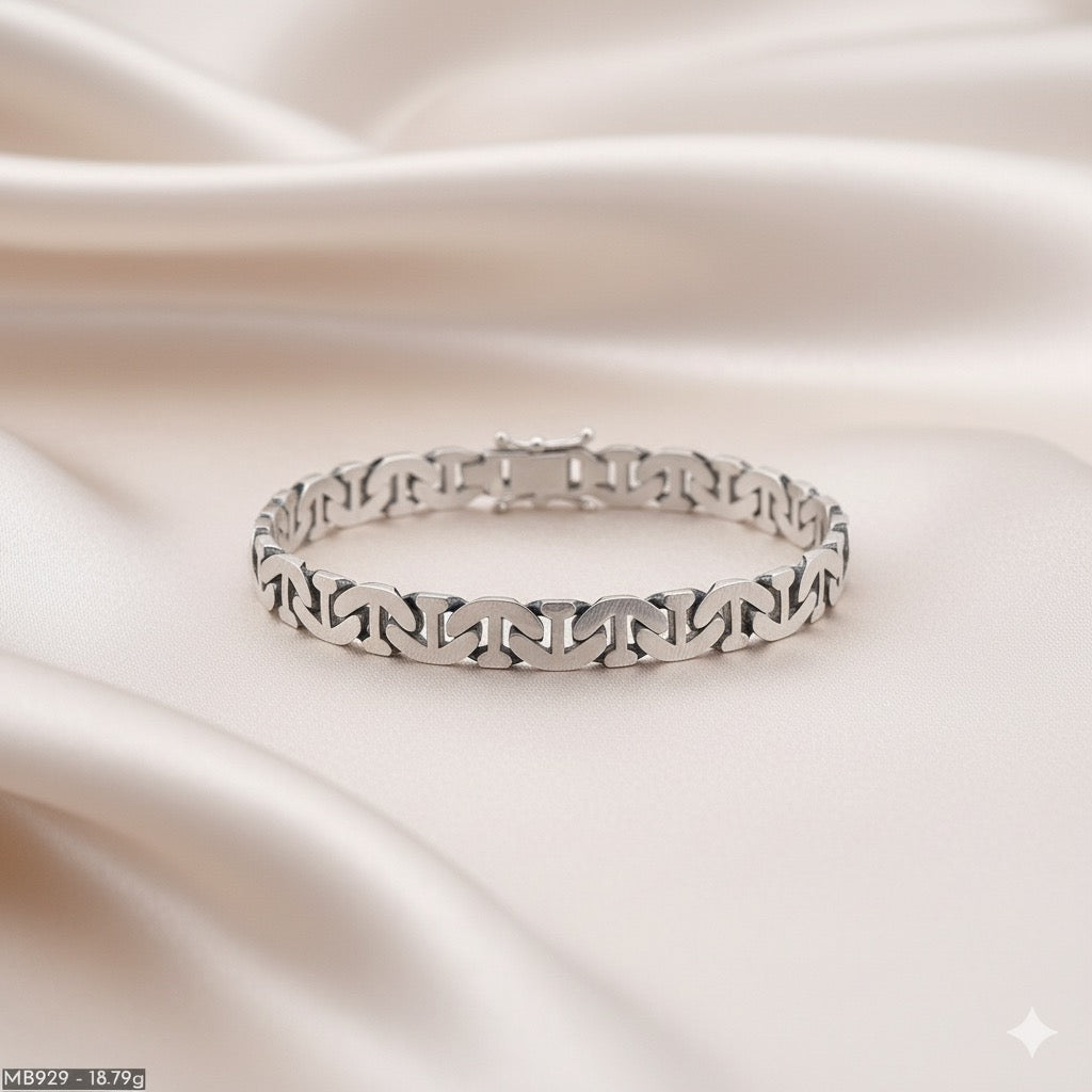 Matte Finish Anchor Bracelet ( MB929 )