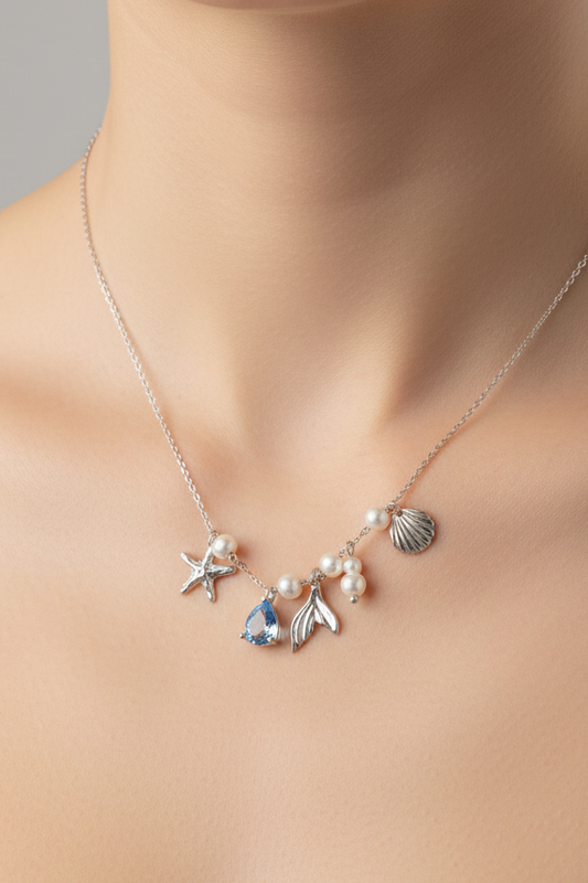 Blue Drop Ocean Chain Set
