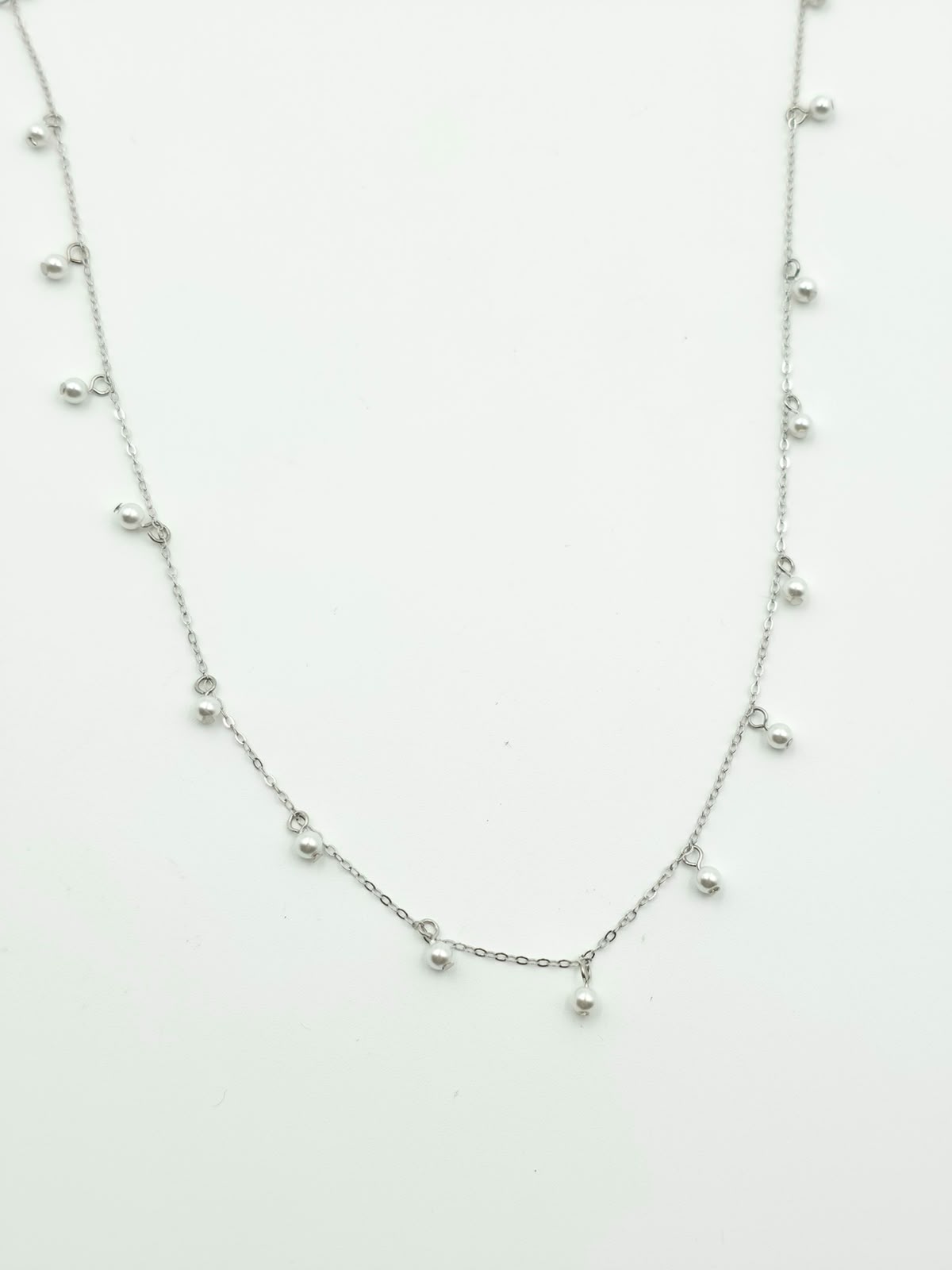 Small Pearl Chain Pendant Set