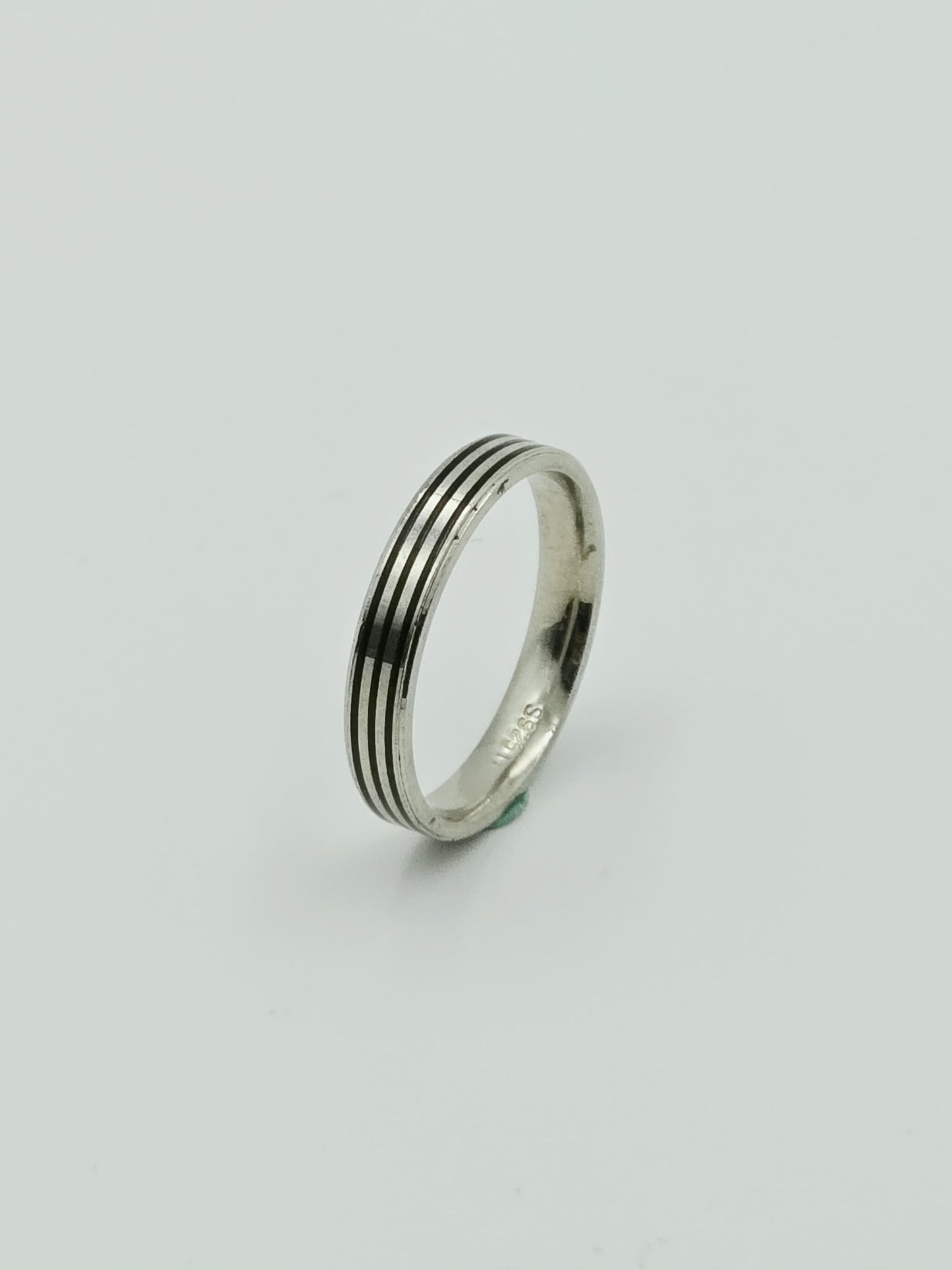 Black Stripes Band Ring