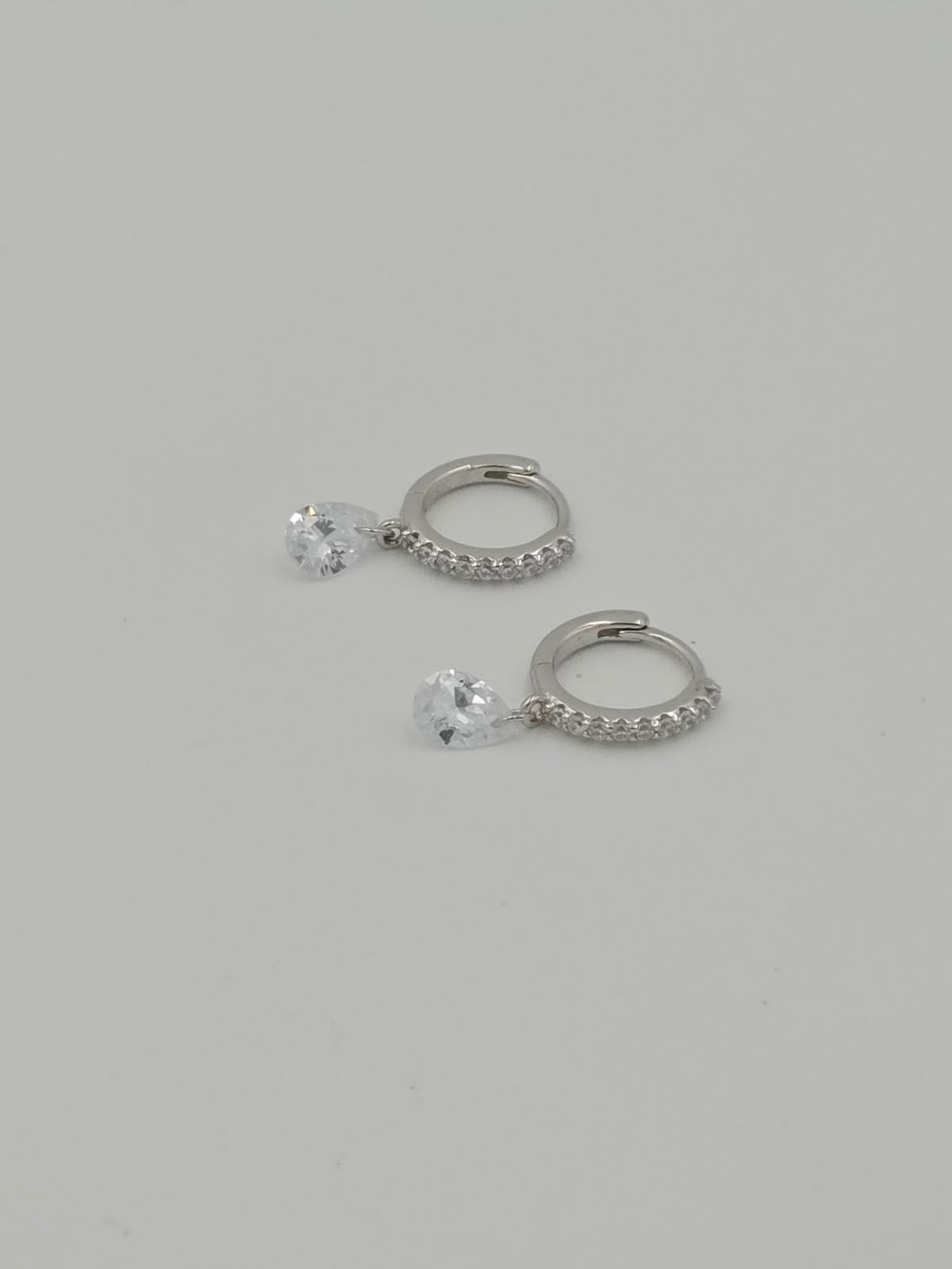Drop Huggie Hoop Earring