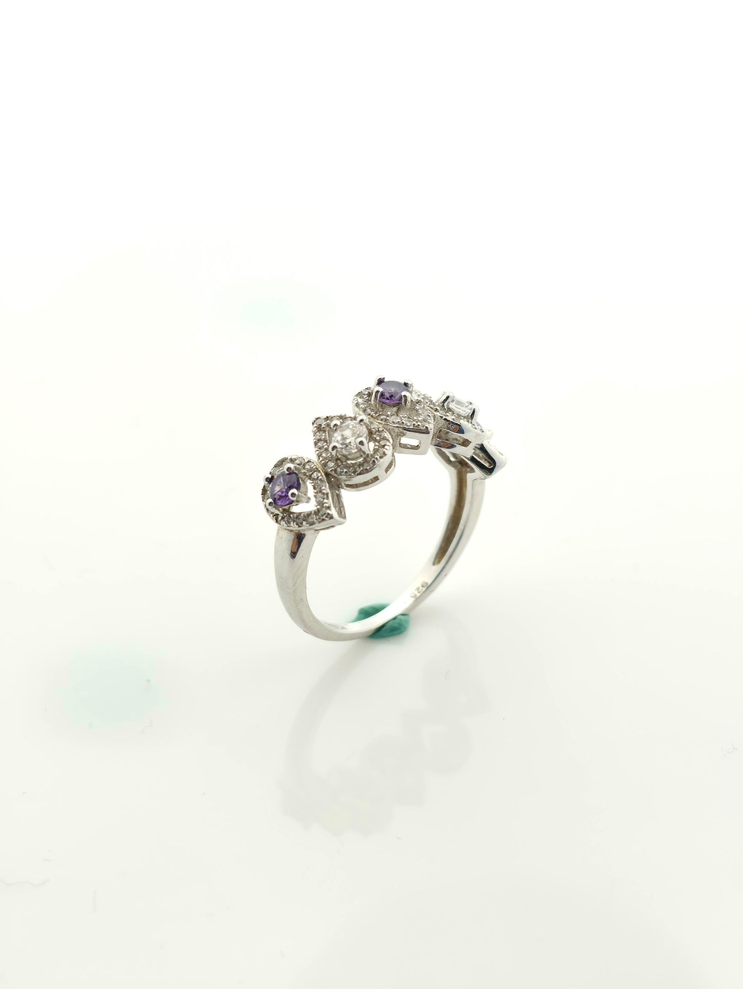 Pear Shape Purple Ring