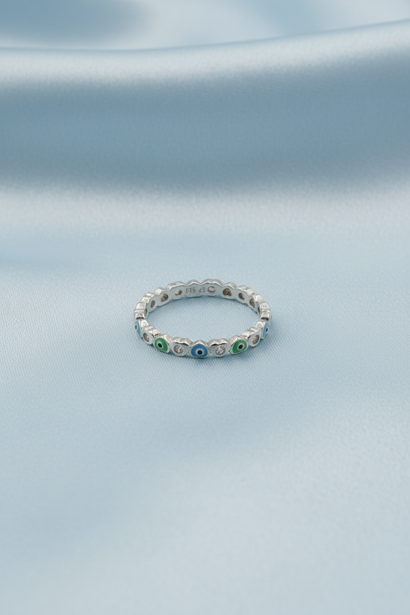Evil Eye Band Ring