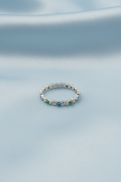 Evil Eye Band Ring
