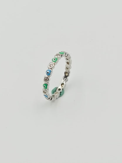 Evil Eye Band Ring