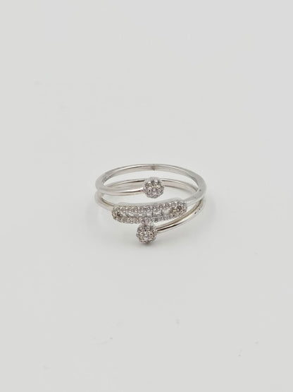Baguette Cluster Ring