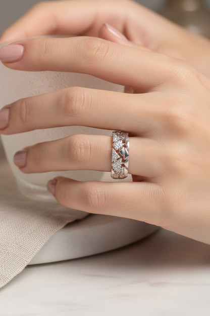 Trinity Spark Ring