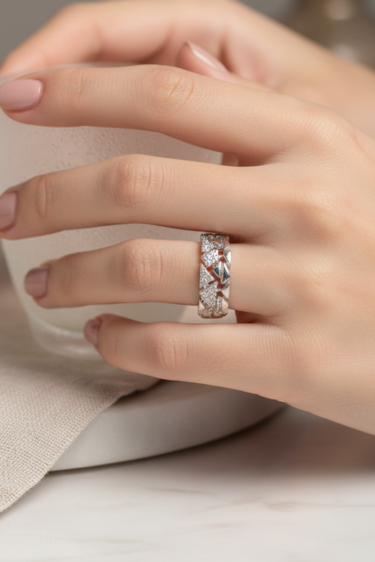 Trinity Spark Ring