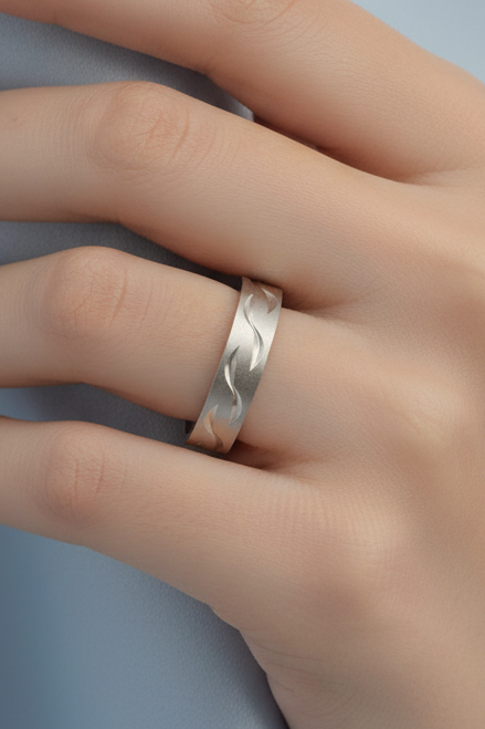Matte Band Ring