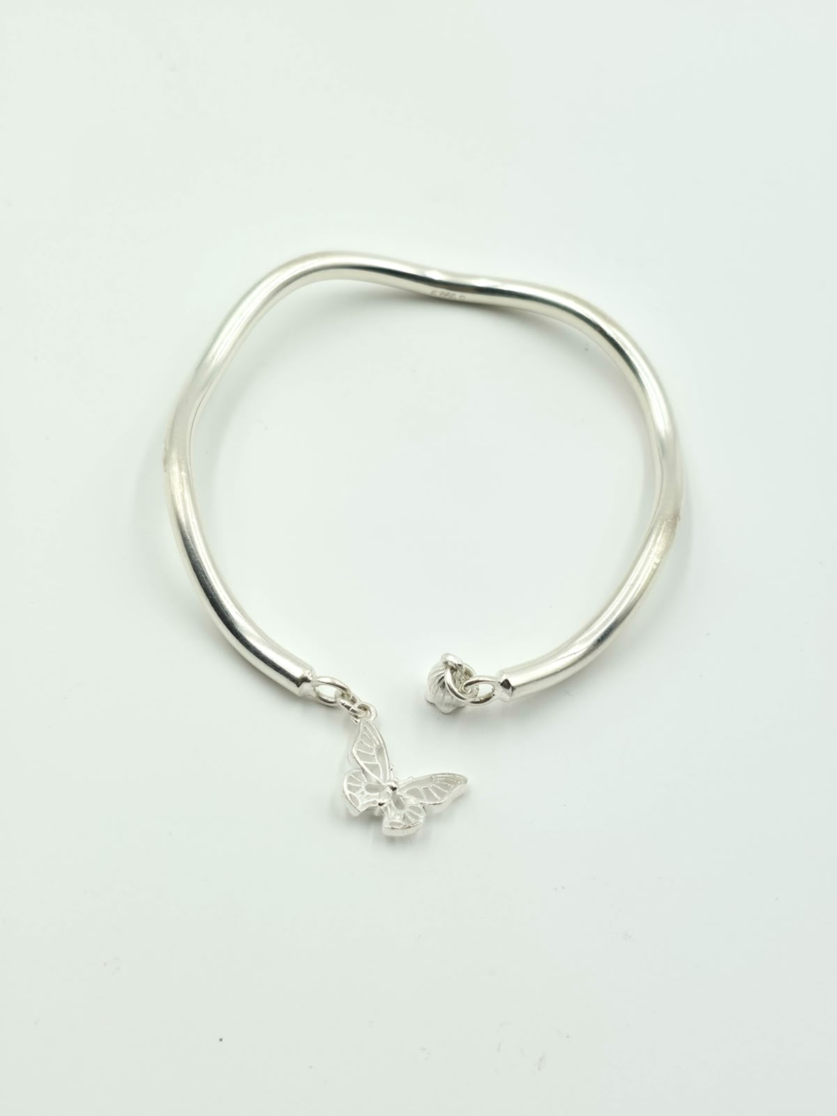 999 Butterfly Charm Bangle