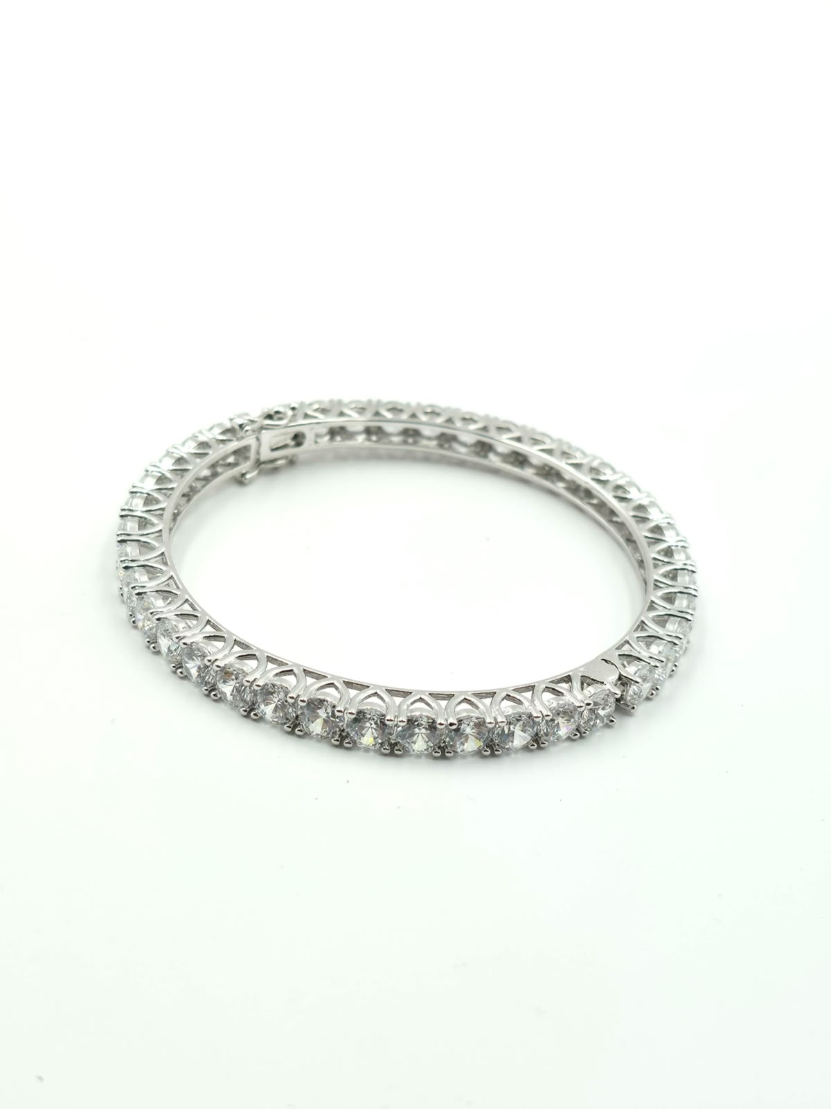 Round Diamond Eternity Bangles