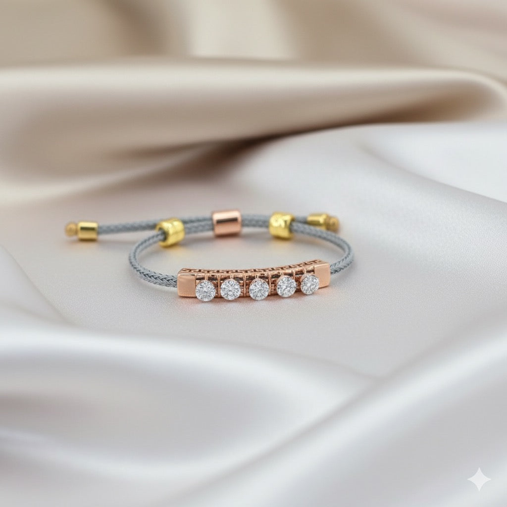 Adjustable Grey Bracelet ( ABRW108 )