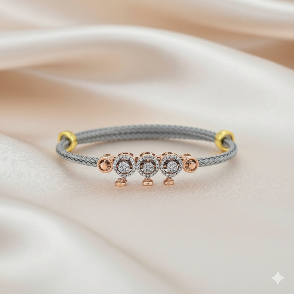 Grey Adjustable Bracelet ( ABRW111 )