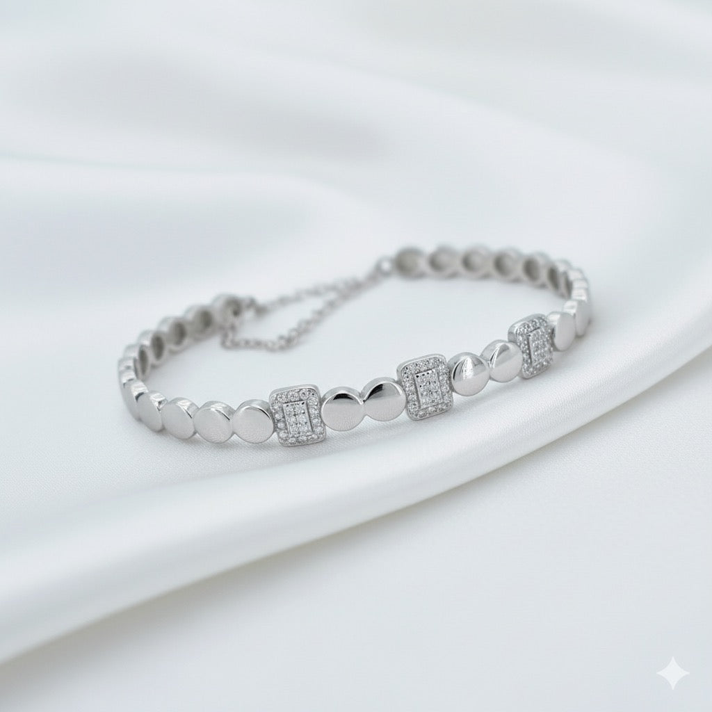 Alternating Link Bracelet ( WB1691 )