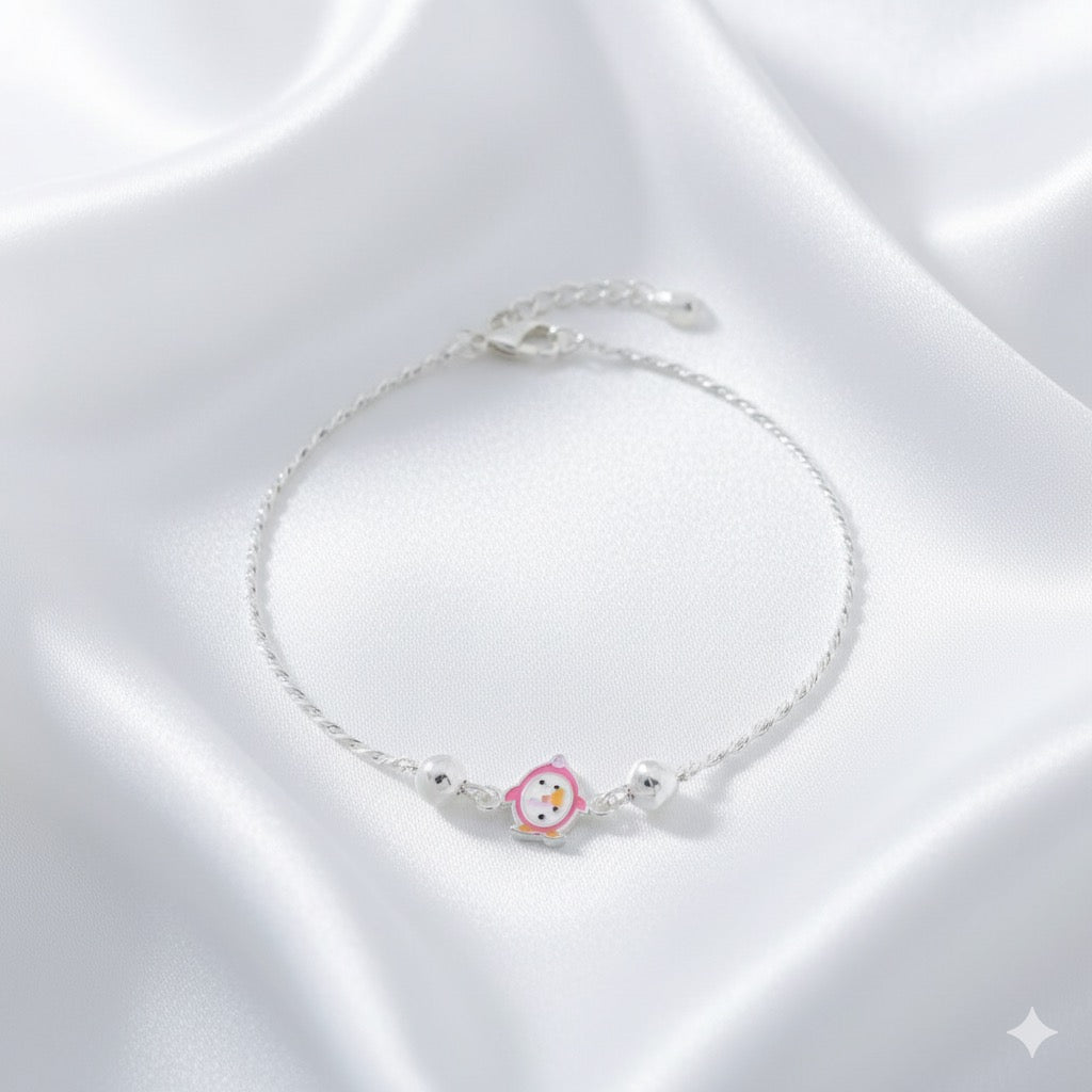 PENGUIN PINK BABY BRACELET (BB445)