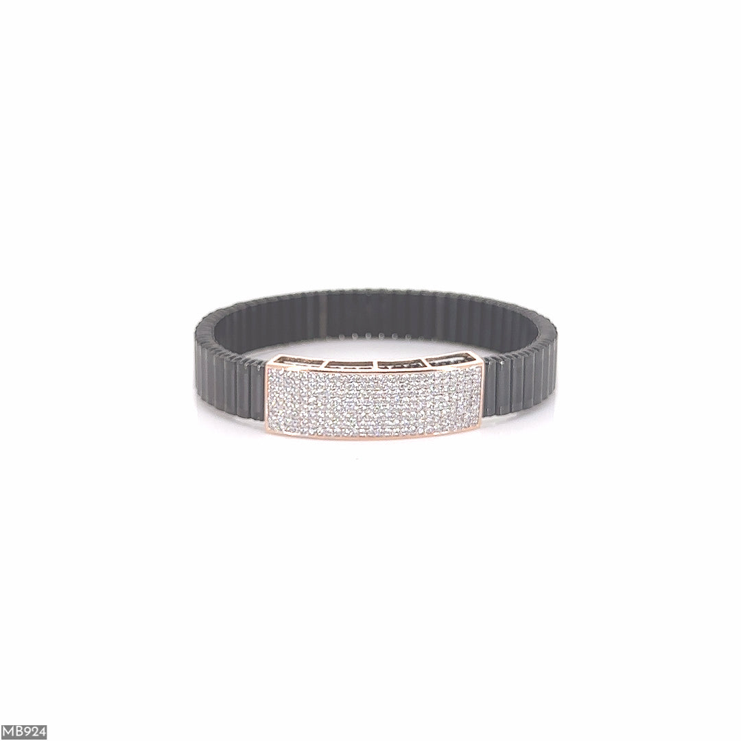 Rolex Belt Silver Bracelet ( MB924 )